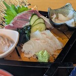 漁師料理 かつら亭 - 刺身四種盛り