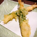 天海 - 海老シソ天ぷら