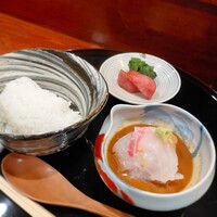 徳うち山 - ●鯛茶漬けセット