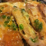 アルバトロス - 黒胡椒の効いたトンカツ。