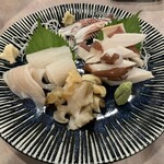 居酒屋 ほがら家 - イカ、タコ頭、ツブ