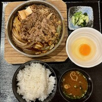 スギモト 本店 - すき鍋定食(1550円)