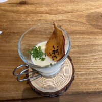 田丸 別館 - 紅はるかをたっぷり使った濃厚お芋ポタージュ