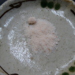 Izumian Wakaya - 天婦羅用の岩塩