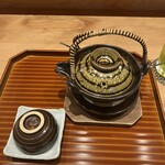 本城 - 土瓶蒸し　松茸　鱧　海老　すだち添えて