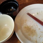 洋食あけぼの - 完食！ごちそうさまでした