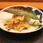 旬席 鈴江 - 雲丹と鯛　(2014/10)