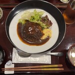 酒・食事処 大 - はんばぁ～ぐ定食（1500円）