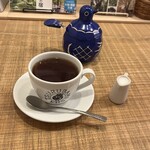 ホットケーキ つるばみ舎 - 青い鳥はシュガーポット。セイロンティー。