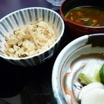 遊季の里 - 2014.10 御飯：松茸御飯