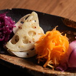 野菜のマリネ4種