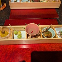 神宮前もくち - 前菜の銀杏がとても美味