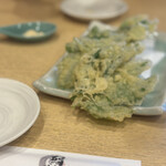 鮨 陽宝丸 - 明日葉の天ぷら