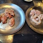 味ん味ん - タンナンコツとコブクロのハーフ