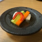 黒豚とんかつ ほり壱 - ピクルス