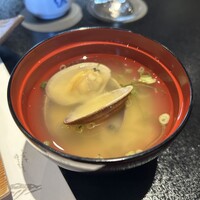 料亭 冨茂登 - 浅利貝の味噌汁