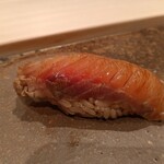 鮨 銀座 おのでら - 鮭漬け　山ワサビ