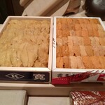 鮨 銀座 おのでら - 紫ウニと馬糞ウニ