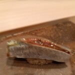 鮨 銀座 おのでら - サンマ　刻みネギ　黒七味