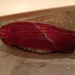 鮨 銀座 おのでら - 赤身漬け　柚子　塩釜産