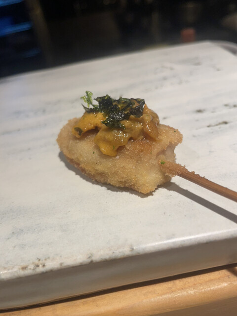 虫明焼/Ushiage yaki Kushiage Nakaya Higashiazabu Reservation - Akabanebashi