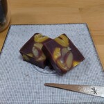 高松屋 - 料理写真:栗蒸し羊羹