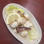 杉井酒店 - げそ塩焼き