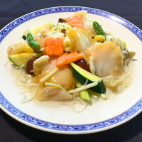 北海道産つぶ貝と色々野菜の炒め