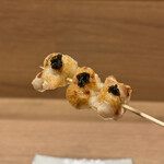 焼鳥 谷口 - ふりそで　葱の醤油漬け