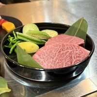 鉄板焼 銀明翠 - 和牛ロースとヒレ