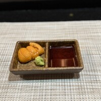 鉄板焼 銀明翠 - 北海道産生雲丹