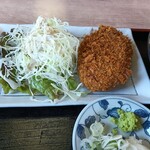 久弥 - ざるきしめん定食の付け合わせ