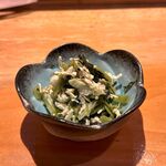 男のガチンコ厨房おうげん - ササミの葉ワサビ和え