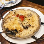ミサキ イタリアーノ ボッカ - 牡蠣の焼きリゾット