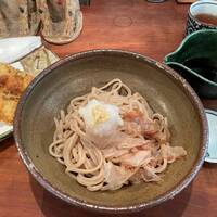 自家製粉石臼挽きうどん 青空blue 本店 - ちく天ぶっかけうどん：自家製粉粗挽きうどん(2025/7)