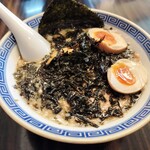 くり坊 - 岩のり煮卵」らーめん