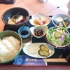 レストランよしの川 - まぐろ山かけ定食1200円