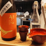 小皿のまぐろとさば。 - 庭のうぐいす