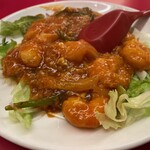 南海飯店 - エビと玉子のチリソース