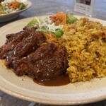 ニュー喫茶ポルカドット - ニュートルコライス大盛③