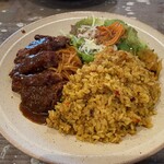 ニュー喫茶ポルカドット - ニュートルコライス大盛②