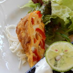 アプランティ - 前菜（パプリカのオムレツ）