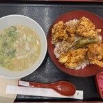 からあげ、定食、丼 がブリチキン。 - 料理写真: