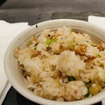 鉄板焼 天 HAKATA - ガーリックライス