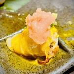 とりかわ処 鶏高 - 更にうずらに明太子オンもキマりました