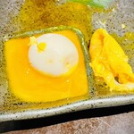 とりかわ処 鶏高 - うずらの黄身漬けがキマった