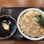 丸亀製麺 阪南店 - 旨辛 豚つけ汁うどん(３玉)