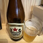 猿飛食堂 - 瓶ビール　赤星