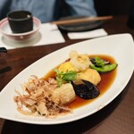 春夏しゅん冬 - ［単品オーダー］いちじく、茄子と餅の揚げ出し