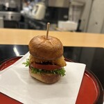 百花繚蘭 - 太刀魚のミニハンバーガー